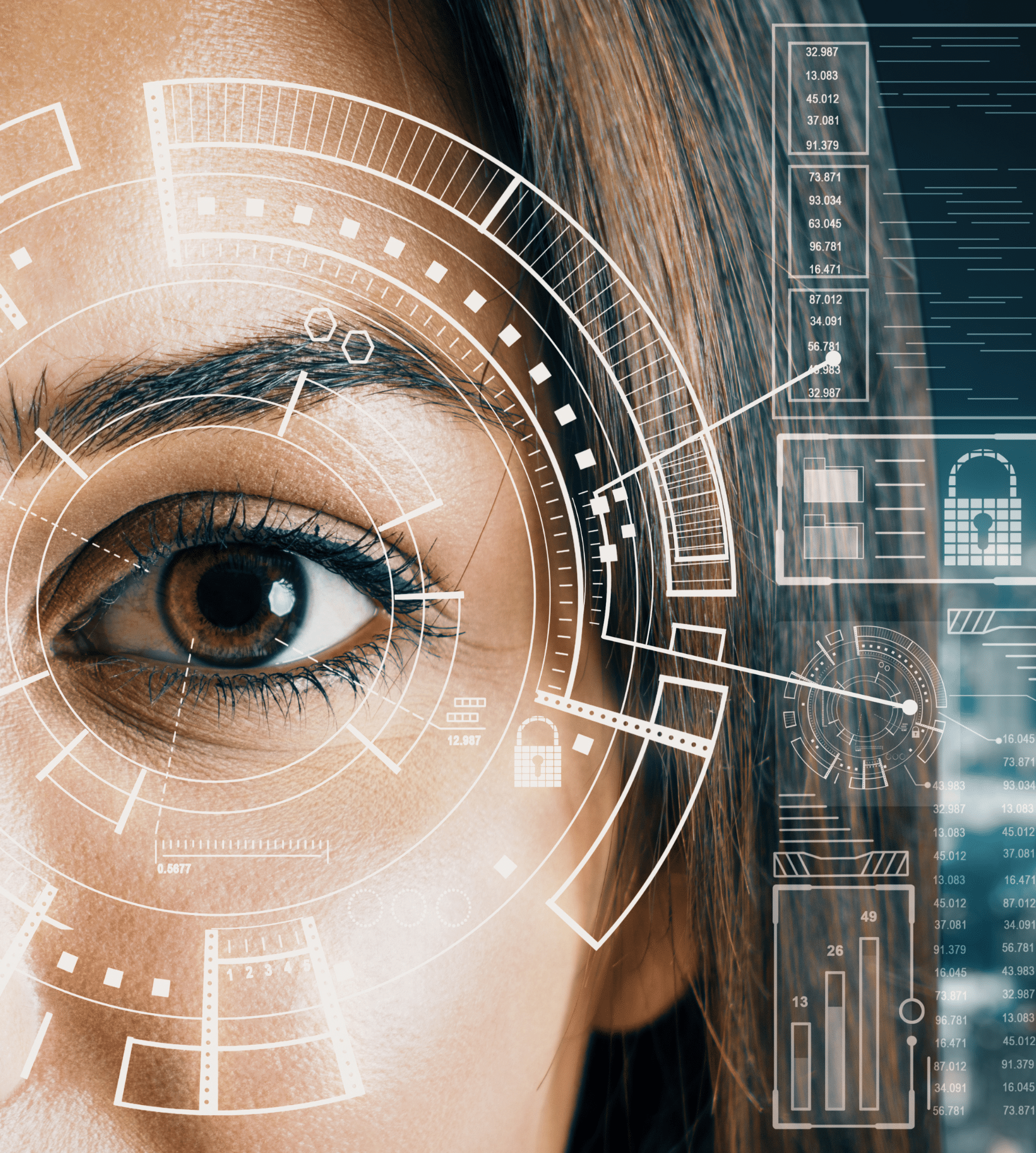 retinal scan for biometric access